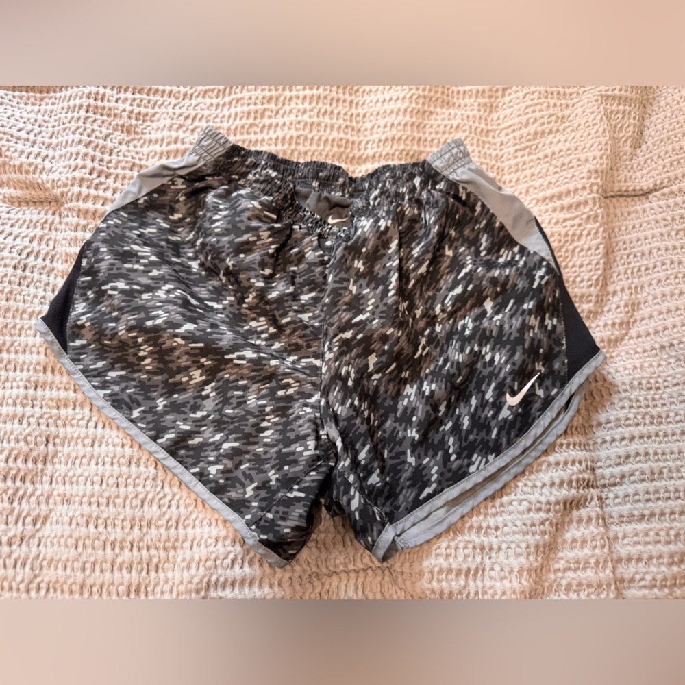 Nike Dri-FIT Black and Gray Running Shorts